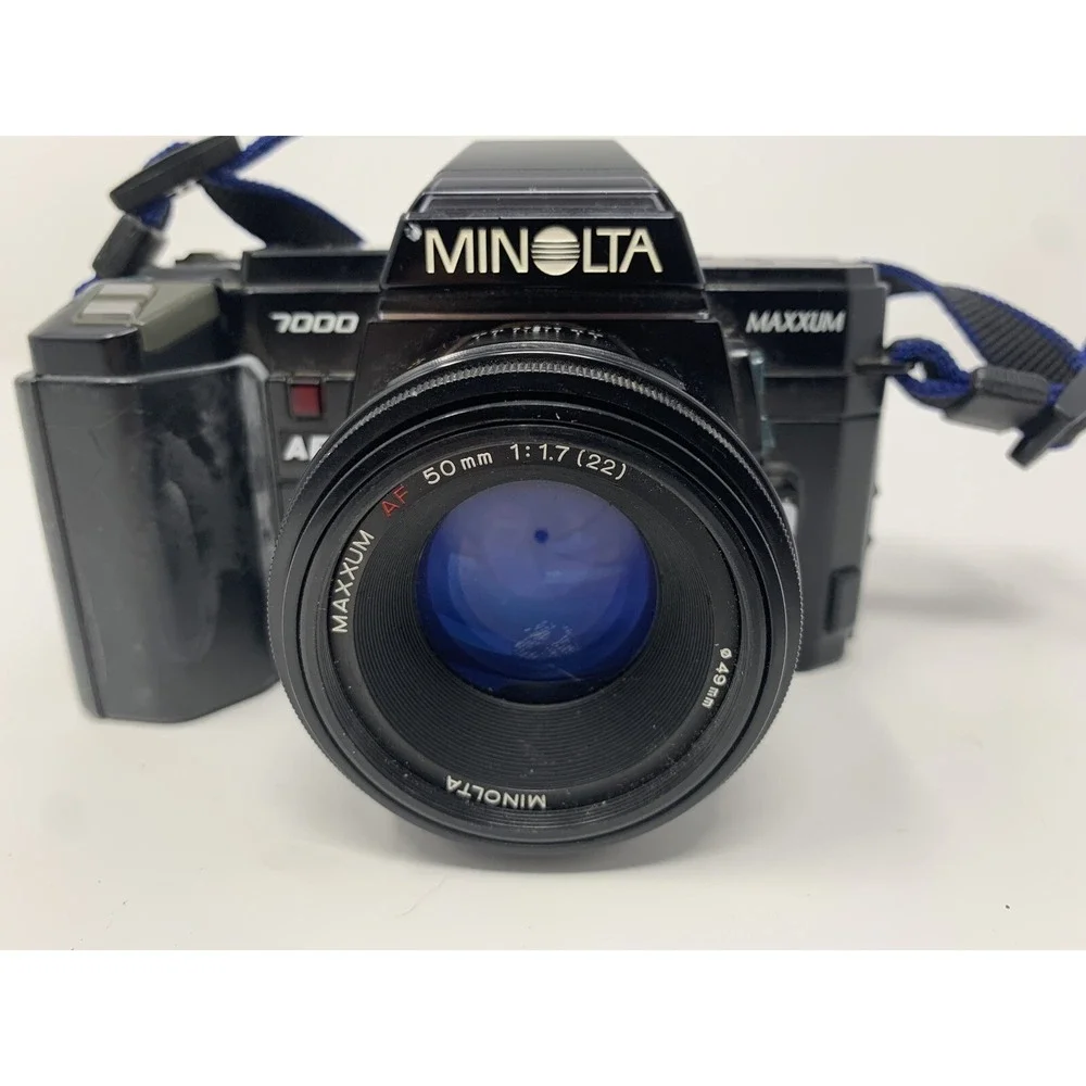 Minolta Maxxum 7000 35mm Camera For Parts Only Not Working